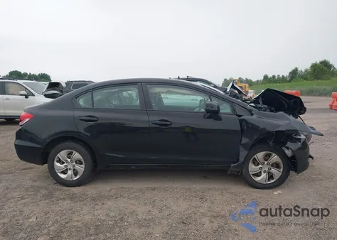 2013 Honda Civic Lx z USA, uszkodzony, nr VIN 2HGFB2F59DH531204